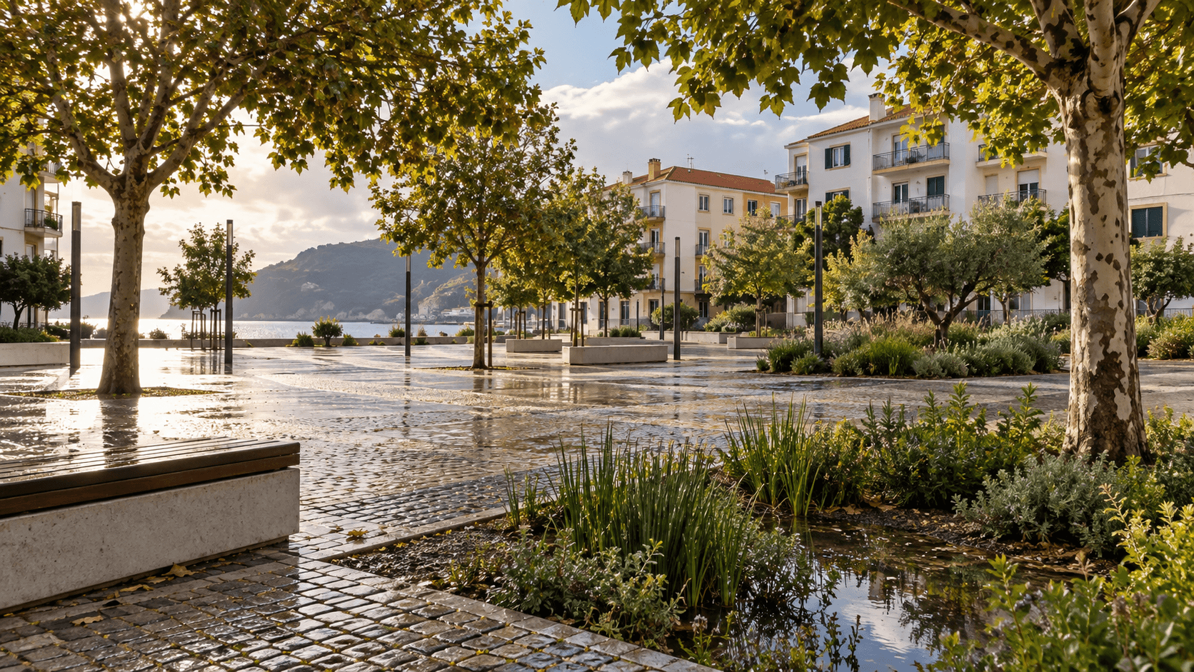 Imagem principal de Novo programa urbano põe o verde no centro da resiliência na Península de Setúbal